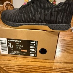 NOBULL Men's Black SF Trainer Low Athletic Shoes women